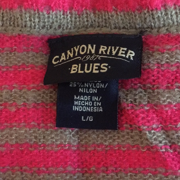Canyon River Blues Large Tunic Sweater Fall Color - Picture 3 of 3
